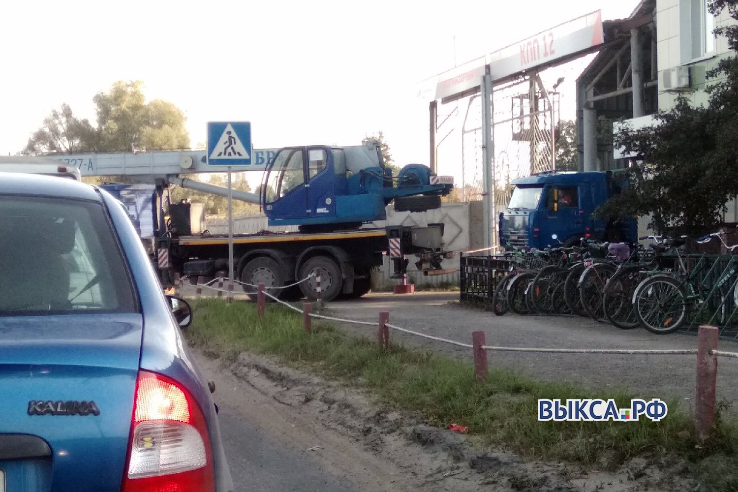 Большие пробки в маленьком городе